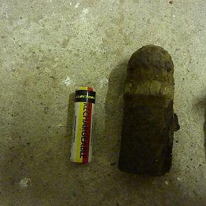 unidentified rounds and shell detonators