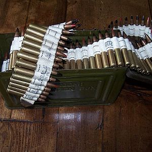 .30 call belt 1942 rounds and belt