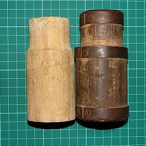 Spanish wood throwing dummy PO-I hand grenades