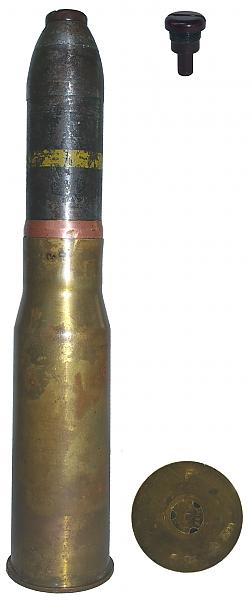 Japanese Army 37mm x 165 H.E. Round