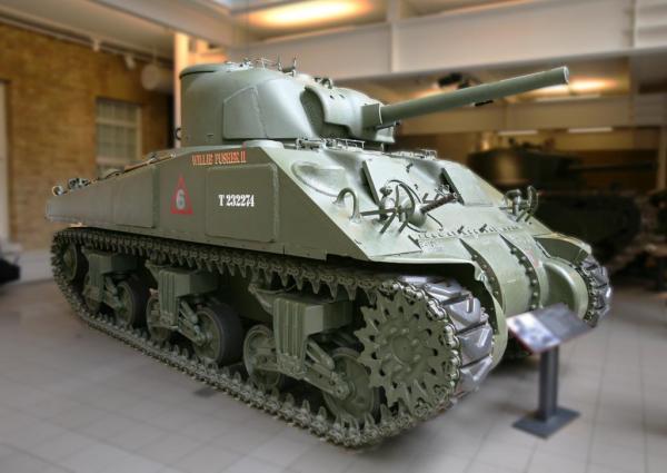 M4 Sherman In Main Hall