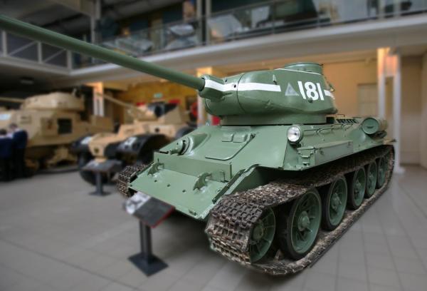 Russian T34/85 At IWM London
