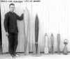 L to R - C-1 50 kg, 50 kg Hispana A-6, 12 kg Hispana A-5, sectioned bomb 12 kg A-5, Bomb A-4 (Pu.jpg L to R - C-1 50 kg, 50 kg Hispana A-6, 12 kg Hispana A-5, sectioned bomb 12 kg A-5, Bomb A-4 (Pu.jpg
