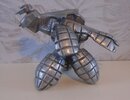 "Warbird" Aluminium Sculpture Grenade Tank Plane