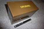 Explosives accessories box and ruler for Giant Viper mine clearing line