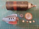 Ww2 British 2 inch red signal mortar