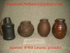 various japanese ceramic grenades.jpg