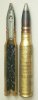 01 - UOF-83D HEl with  MG-31 pyrotechnic SD  nose fuze.  Right an UP-83D drill cartridge..JPG