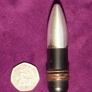 20 MM Aden early experimental projectile.