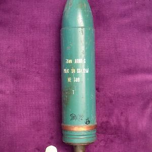 76 MM ARMDC Practice Squash Head for Scorpin Armoured Car
Prac SH-T