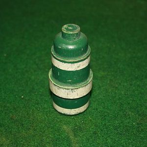 NORWEGIAN wooden practice fragmentation grenade