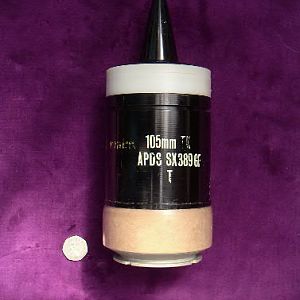 105 MM Armour Piercing Discarding Sabot-Tracer Prjectile.