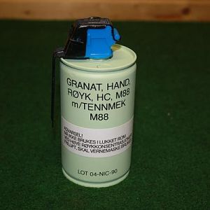 Norwegian M88 Tennmek Smoke Grenade