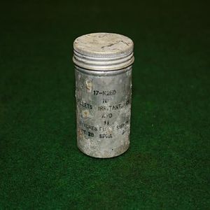 Not really a grenade, but a container for CS tablets with matches and a striker.