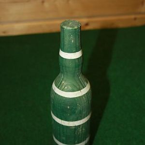 Norwegian wooden practice molotovcocktail