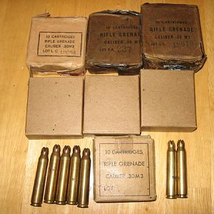 Grenade cartridges Cal. .30 M3