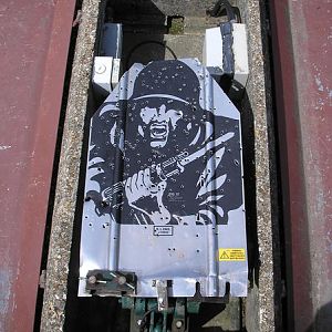 Why do our targets still look like WW2 German soldiers? & why is it in Dracula's coffin