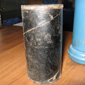 Cardboard projectile for practice M8 ap mine