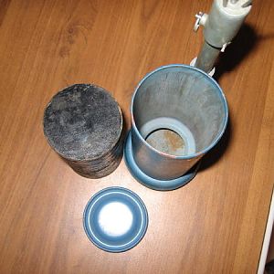 Mine projectile and cap