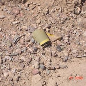 Dud M73 HEDP submunition