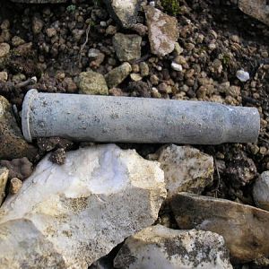 still in the WWI practice trench