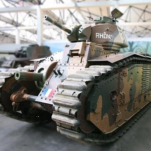 French Char B1 Bis At Saumur