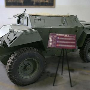 British Humber Mk1 Armoured Car At Saumur