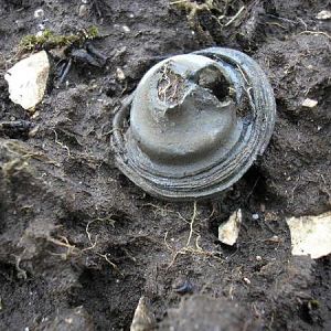 Mills Fragments On The WW2 Grenade Range