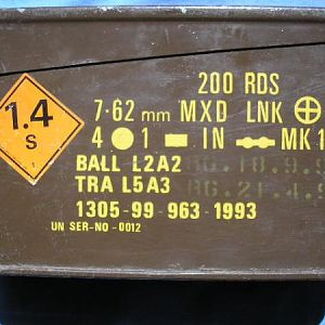 H84 MkI 7.62mm Ball And Tracer In Mk 1 Links