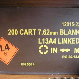 H84 MkI,7.62mm Blank In M13 Links