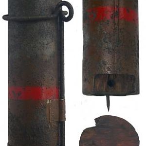 Japanese Army Self Projecting Toxic Smoke Candle