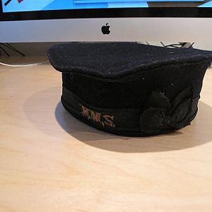 Royal Navy caps WWII