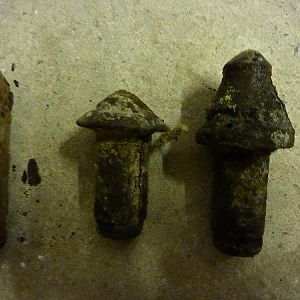 unidentified rounds and shell detonators