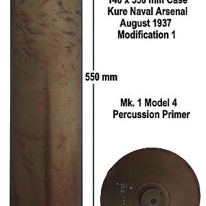 JAPANESE NAVY 140 X 550 mm CASE