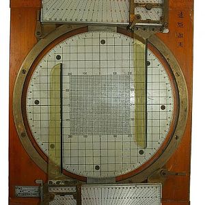 JAPANESE ARMY ARTILLERY GRAPHICAL FIRING TABLE