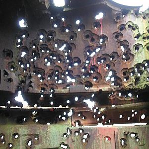 Inside the 'pepperpot'