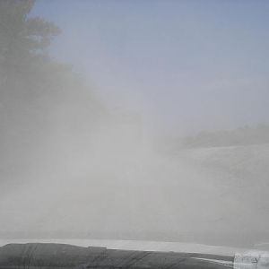This aint fog it's dust!