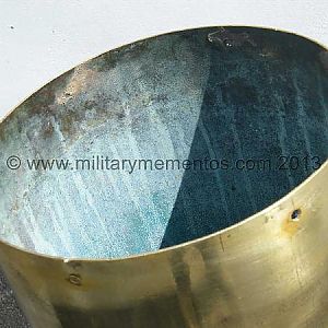 WW1 21cm German Navy Brass Shell Case