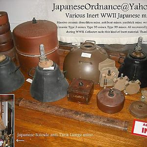 inert japanese wwii mines