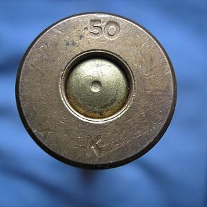 Experimental Boxer primed .50 BMG