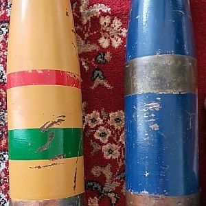 4.5 inch shells/projectiles