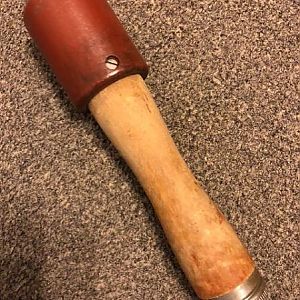 Chicom practice stick grenade