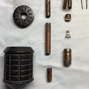 Two Japanese Type 97 Grenades