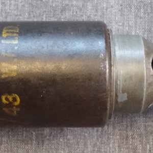 2 inch mortar MKI para illuminating, ILLG WITH PARACHUTE 3/43 WF Ltd LOT 944