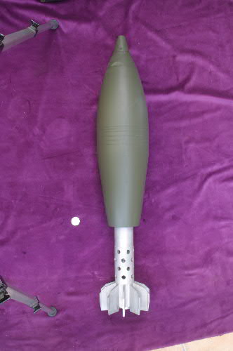 160 mm Mortar-High Explosive.
Very heavy !