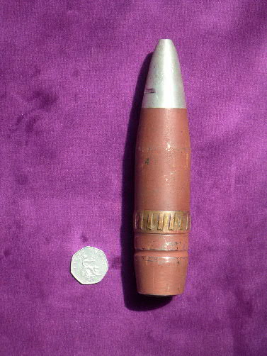 40/60 Bofors Projectile fired from Bofors gun with Plug rep 250.