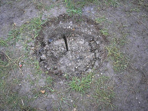 81mm mortar firing point