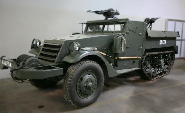 American M3 Half Track At Saumur