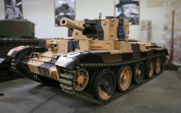 British Cromwell Close Support At Saumur