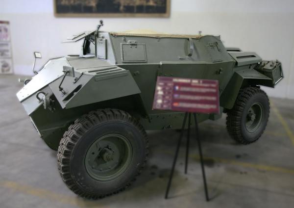 British Humber Mk1 Armoured Car At Saumur